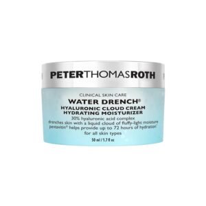 Peter Thomas Roth | Water Drench® Hyaluronic Cloud Cream | Hydrating Moisturizer for Face, Up to 72 Hours of Hydration for More Youthful-Looking Skin, Fragrance Free